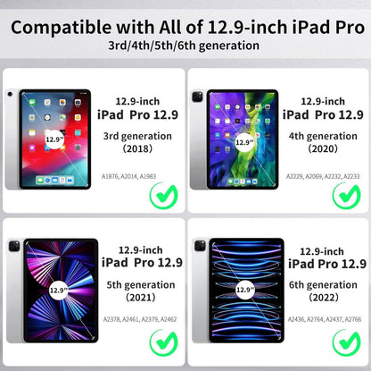 EasyAcc iPad Pro 12.9 Hülle mit Stifthalter und