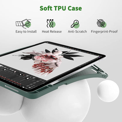 Hülle für iPad Pro 12.9 Zoll 6./5./4./3 Generation mit Stifthalter und