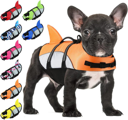 Schwimmweste Hund Rettungsweste verstellbar Haustier OrangeN M