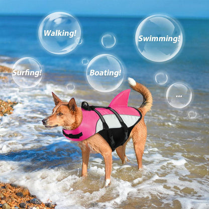 Hundeschwimmweste PinkN Hund Rettungsweste Einstellbarer Preserver XXL
