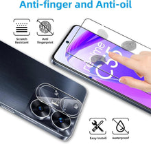 Panzer Schutz Glas Realme C55, Displayschutzfolie mit