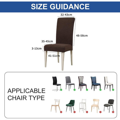 Stretch Stuhlhussen Set 2er – Elastisch & Waschbar