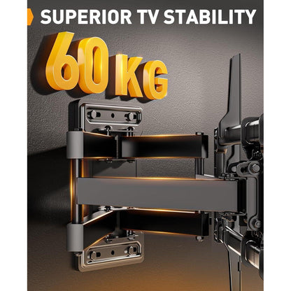 Perlegear TV Wandhalterung 42-84 Zoll schwenkbar neigbar