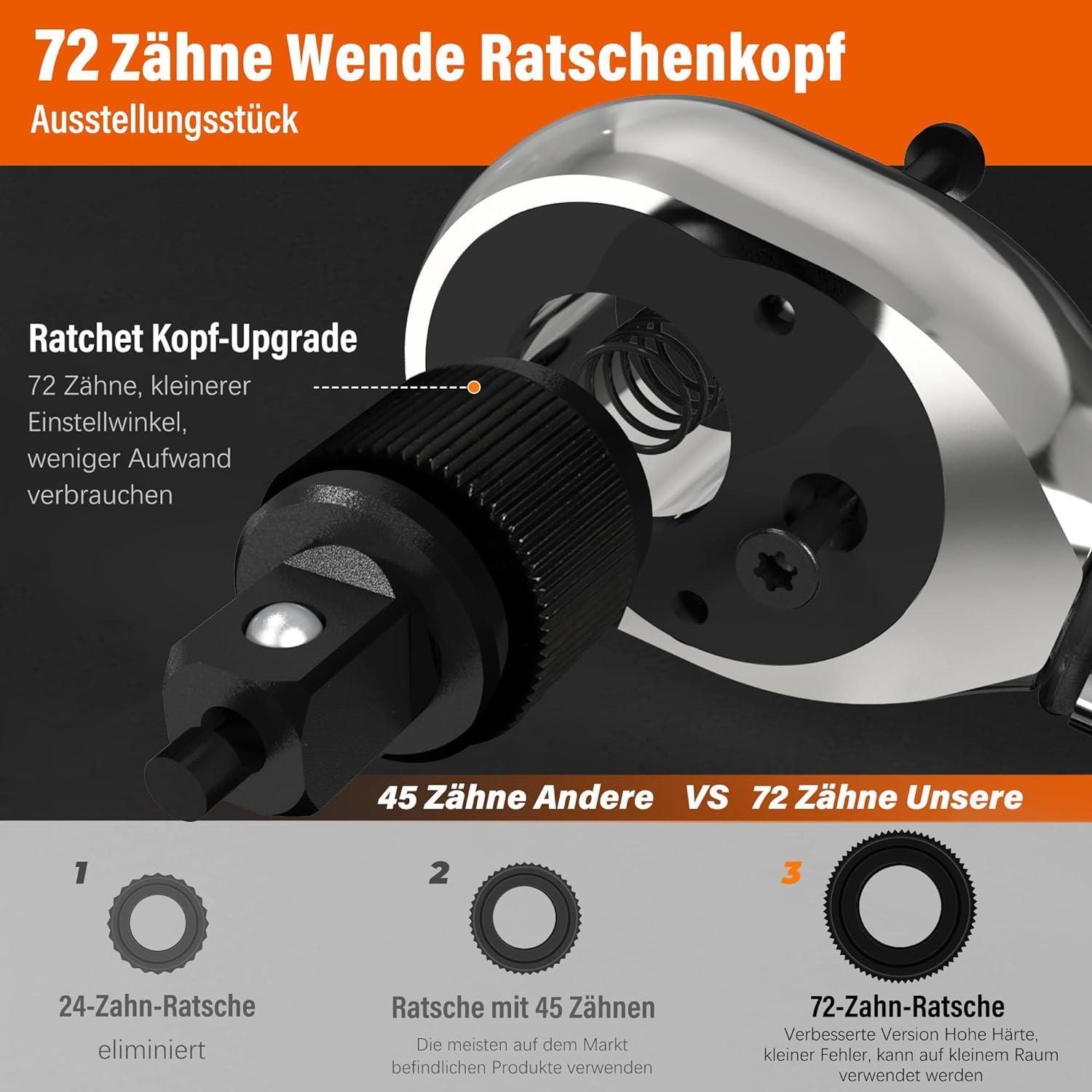 13tlg Drehmomentschlüssel Fahrrad Set 1-25NM 1/4 Zoll