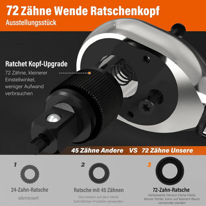 13tlg Drehmomentschlüssel Fahrrad Set 1-25NM 1/4 Zoll