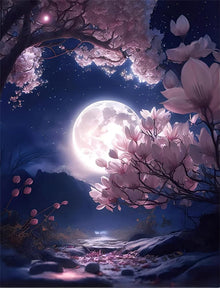 Malen nach Zahlen Landschaft DIY Ölgemälde Erwachsene 40x50cm