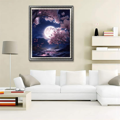 APOXYO Malen Nach Zahlen Erwachsene Landschaft DIY Ölgemälde Ohne Rahmen 40x50cm