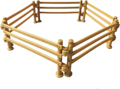 DYOUen 70 Stück Pferdezaun Spielzeug für Kinder DIY Bauernhof Zoo Set