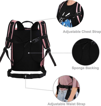 Haustier Rucksack Tragetasche 2-12kg weich faltbar Pink