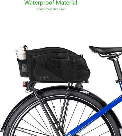 11L Reflektierende Fahrrad-Gepäckträgertasche mit Wasserdict
