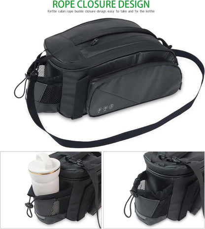 11L Fahrradtasche Gepäckträger Reflektierend wasserdicht Multifunktional