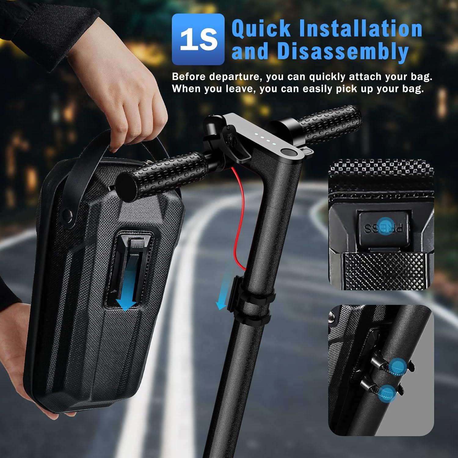 Elektroroller-Tasche wasserdicht 3L Schnellspanner Lenkertasche Eva