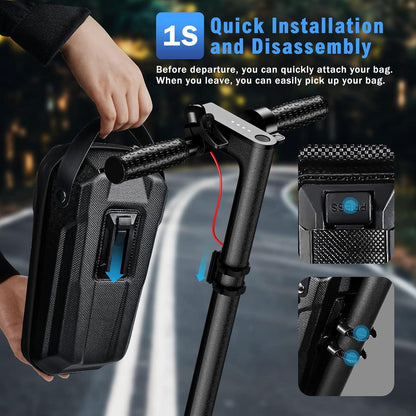 Elektroroller-Tasche wasserdicht 3L Schnellspanner Lenkertasche Eva