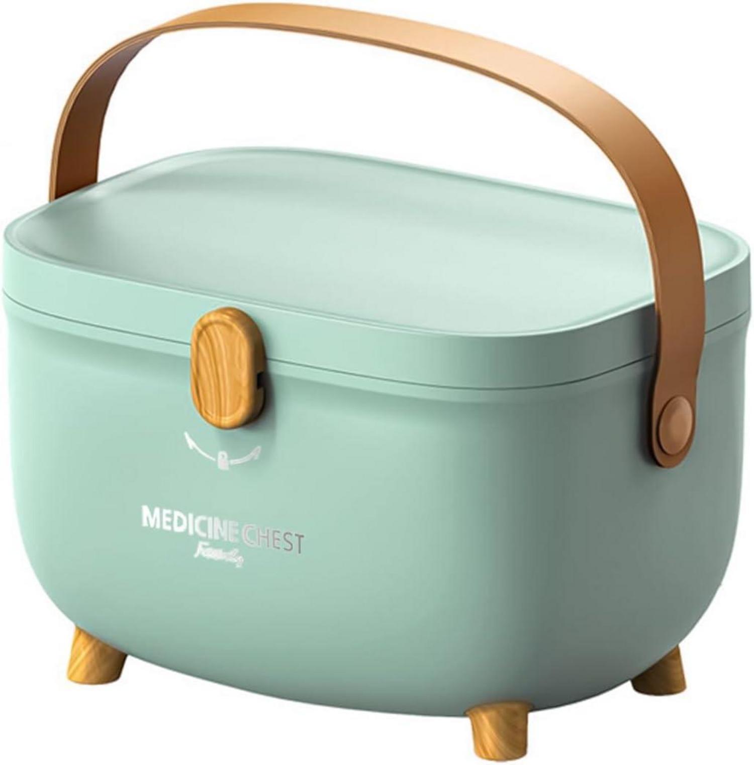 Hausapotheke Medizinbox Erste-Hilfe-Kasten Tragbar 2-lagig