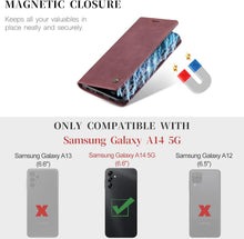 Samsung Galaxy A14 5G Hülle - Premium Leder Flip Case