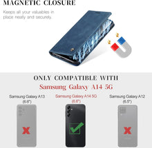 Samsung Galaxy A14 5G Hülle - Klappbare Leder Schutzhülle