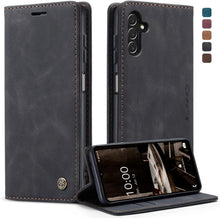 Hülle Samsung Galaxy A14 5G Premium Leder magnetisch Standfunktion