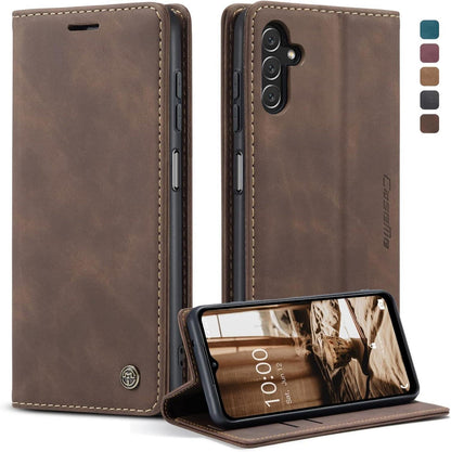 Samsung Galaxy A14 5G Premium Lederhülle Magnet Standfunktion