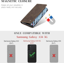 Schutzhülle Samsung Galaxy A34 5G Lederhülle Standfunktion