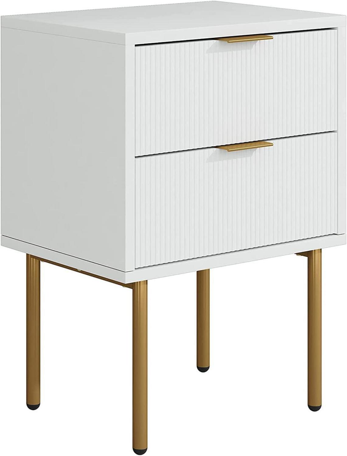 Nachttisch mit 2 Schubladen, Modernes