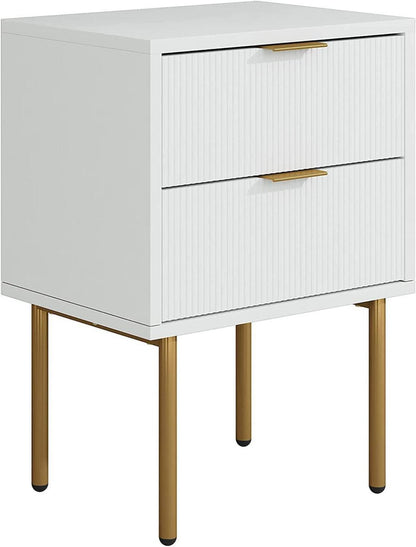 Nachttisch mit 2 Schubladen, Modernes