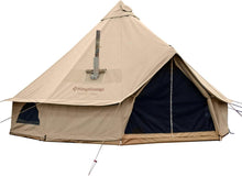 Luxus Baumwolle Camping Glockenzelt 4m wasserdicht Pyramidenzelt