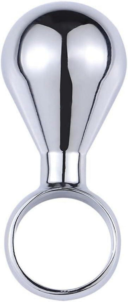 Mini Analplug Set Zugring Edelstahl Anfänger Butt plug 5 Größen