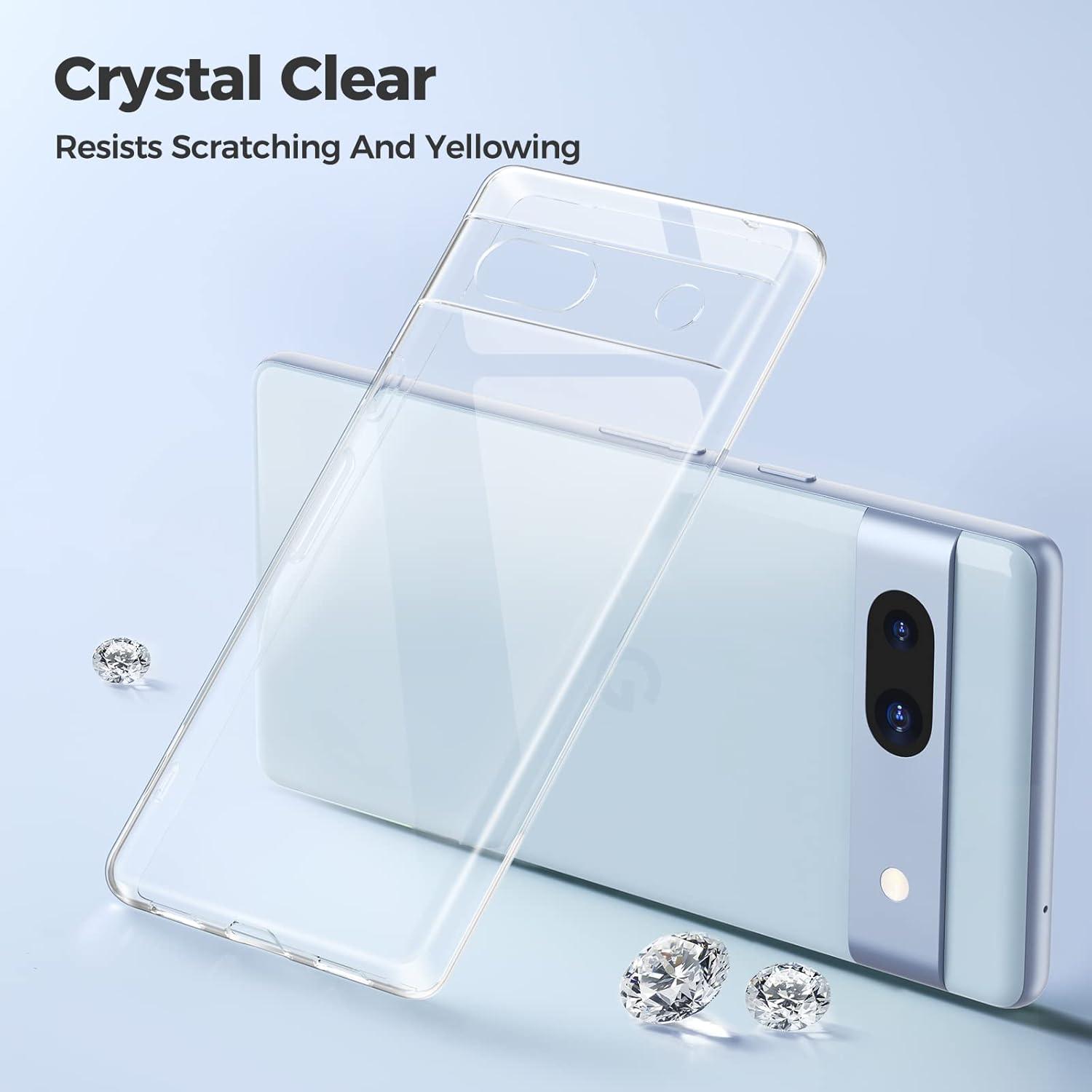 Handyhülle Google Pixel 7A Hülle Ultra Slim TPU Schutzhülle Clear