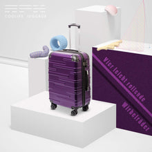 COOLIFE Hartschalen-Koffer Rollkoffer TSA-Schloss 4 Rollen