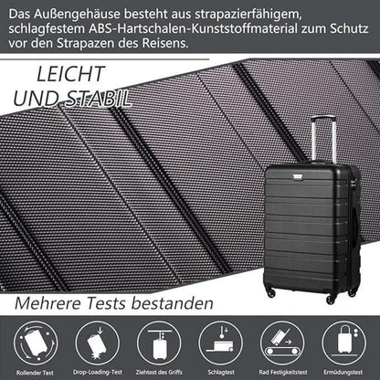 Hartschalenkoffer Mittelgrösse Apfelgrün mit TSA-Schloss