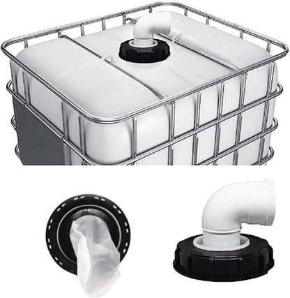 IBC Deckelfilter 90° Nylon Wasserfilter 163mm Tankdeckel GEDEGOOK