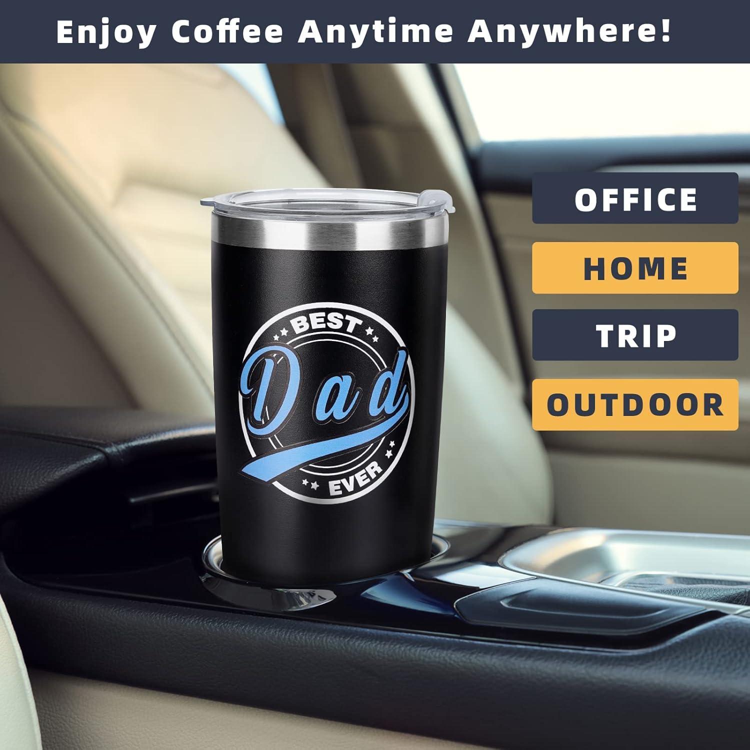 Isolierter Papa Kaffeebecher 600 ml für heiße und kalte Getränke