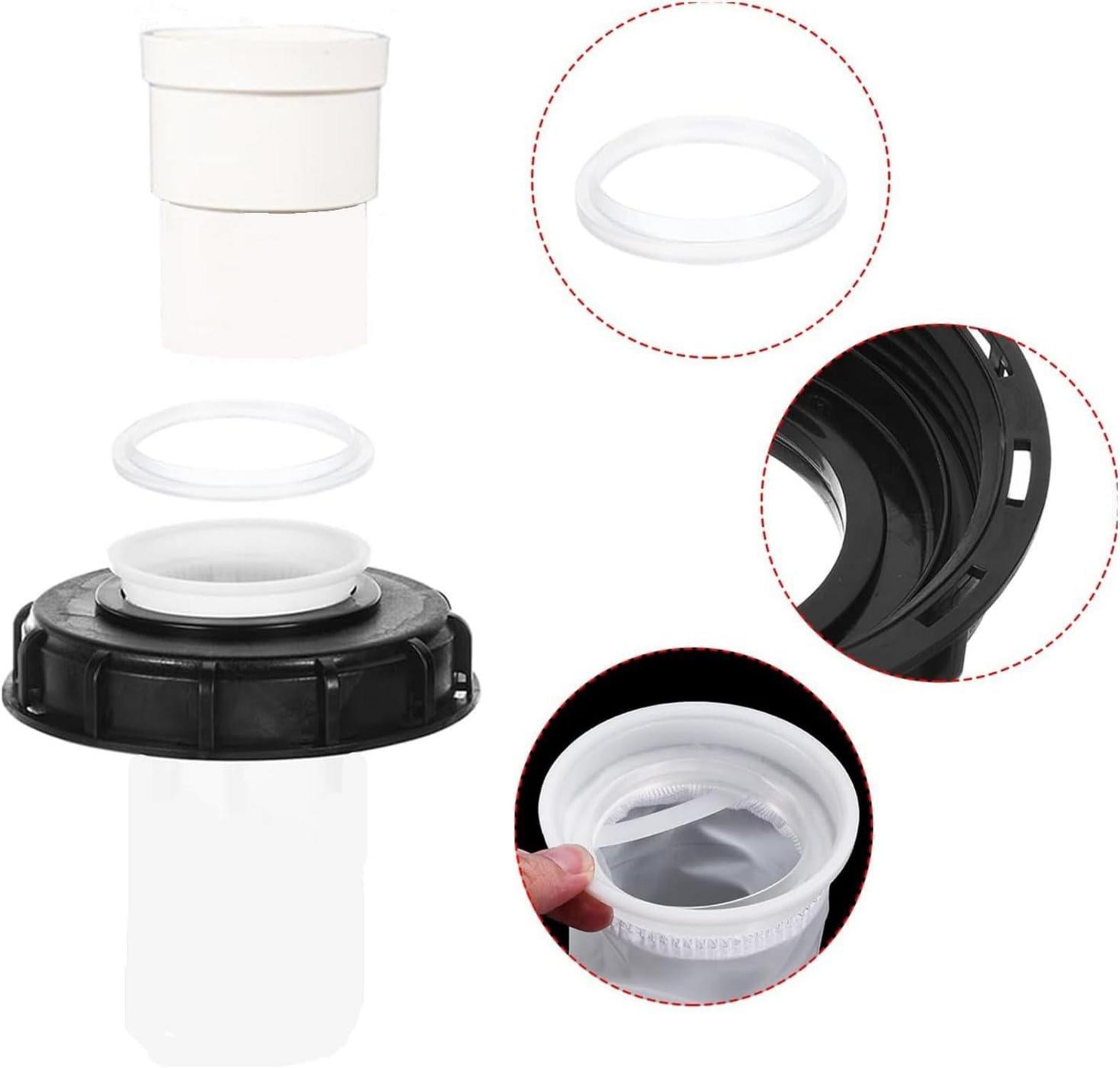 IBC Deckel Filter Regenwasserfilter Nylon Wasserfilter 180° 163mm