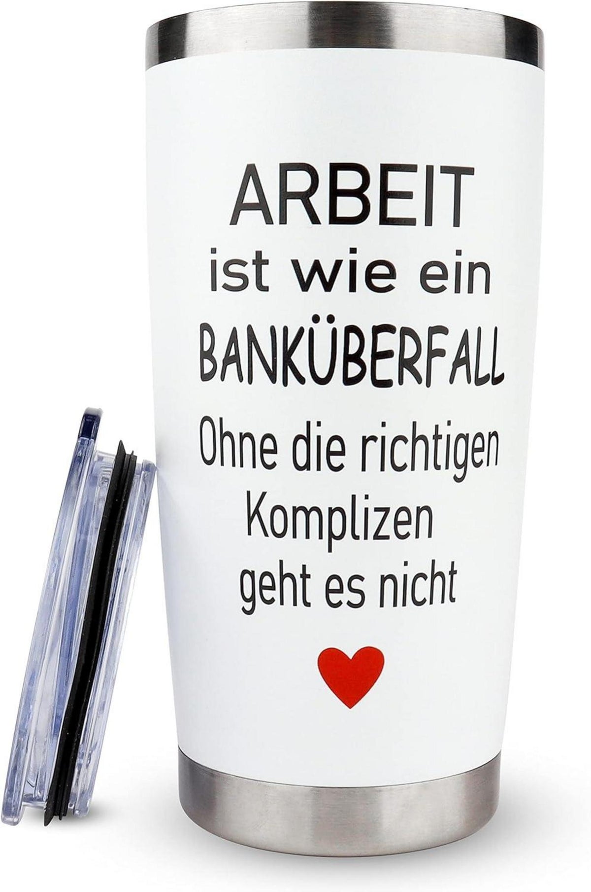Abschiedsgeschenk Kollegen Thermobecher 600ml Lustige Texte
