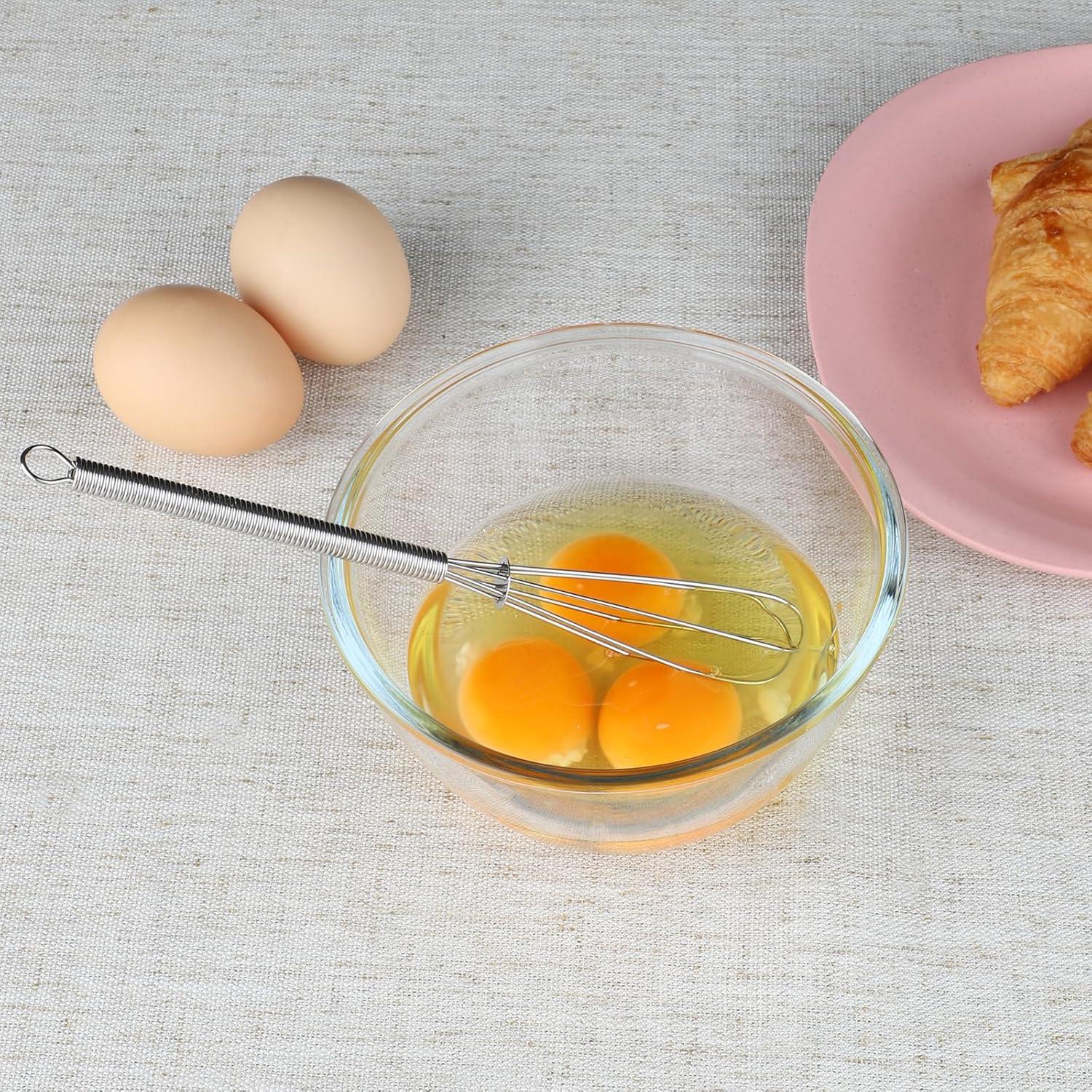 Edelstahl-Schneebesen-Set 4-teilig mit rutschfestem Griff