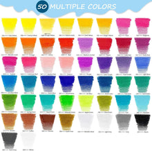 KALOUR Premium Buntstifte Set 50 Farben Mischen & Schichten