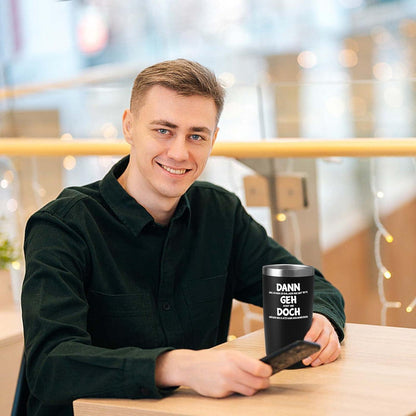 Abschiedsgeschenk Kollegen Weinbecher Edelstahl 20oz 600ml