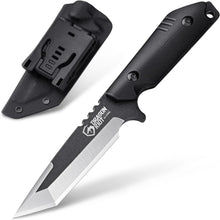 DRAGON RIOT Tanto Outdoor Bushcraft Survival Messer mit Kydex Scheide