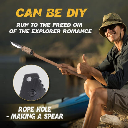 DRAGON RIOT Tanto Messer Outdoor Bushcraft Survival Klinge G10 Griff Kydex Scheide