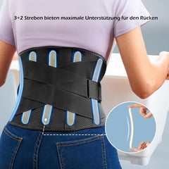 Rückenbandage FREETOO Atmungsaktiv Sport Rückenstütze Damen