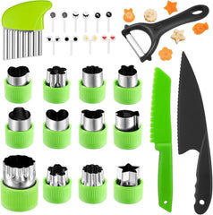 Obst Gemüse Ausstechformen Set Edelstahl Kinder Mini Gemüseschneider