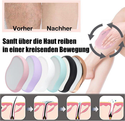 Kristall-Haar-Radiergummi für schnelle Haarentfernung - schmerzlos & wiederverwendbar