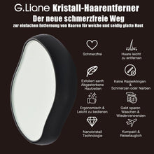 Kristall Haarentferner Nano Glas wiederverwendbar schwarz