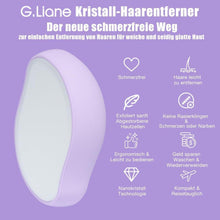 Kristall-Haar-Radiergummi Nano Glas Haarentferner lila