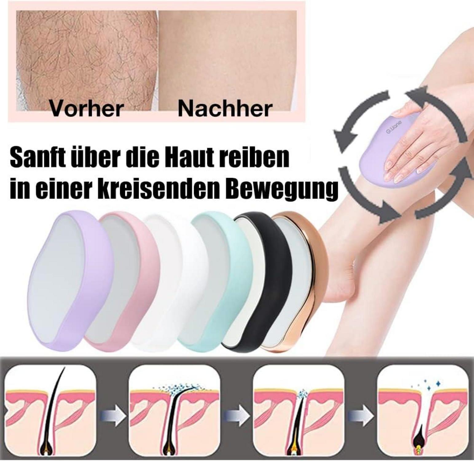 Kristall Haarentferner Stein für schmerzfreie Hautenthaarung