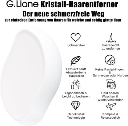 Kristall Haar-Radiergummi Nano Glas Haarentferner Stein