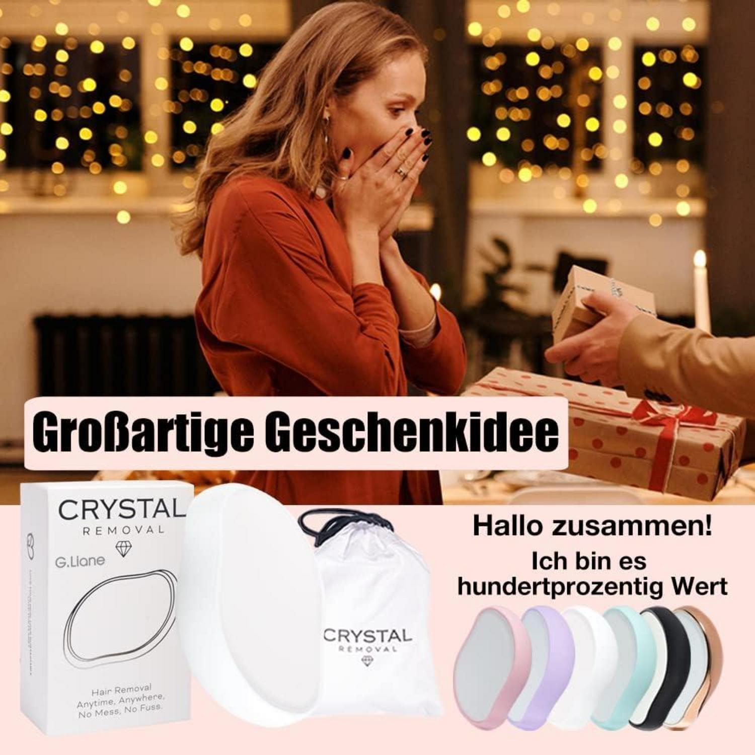 Kristall-Haarentferner Stein wiederverwendbar schmerzlos glatte Haut