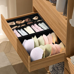 Schubladen Organizer 4er Set für Kleiderschrank Kommode