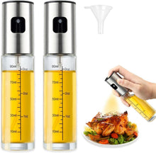 Ölsprüher 2er Set 100 ml Multifunktional Transparentes Glas Ölspray