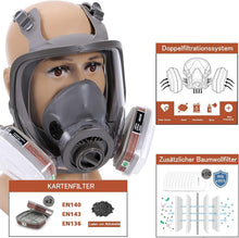 Sumeber Vollgesichtsmaske mit Filter für Atemschutz